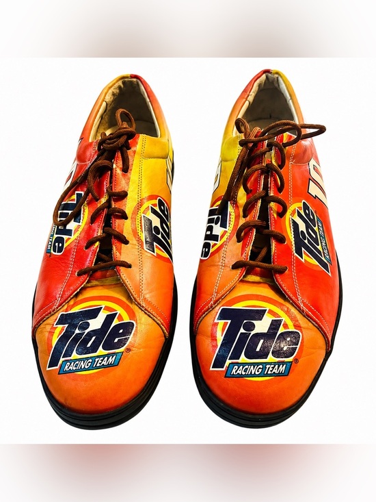 Nascar Other - Vintage Tide Racing Team #10 NASCAR leather shoes